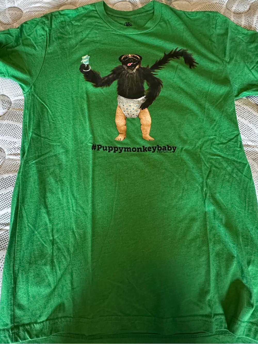 Puppymonkeybaby Graphic Short Sleeve Tee - Green